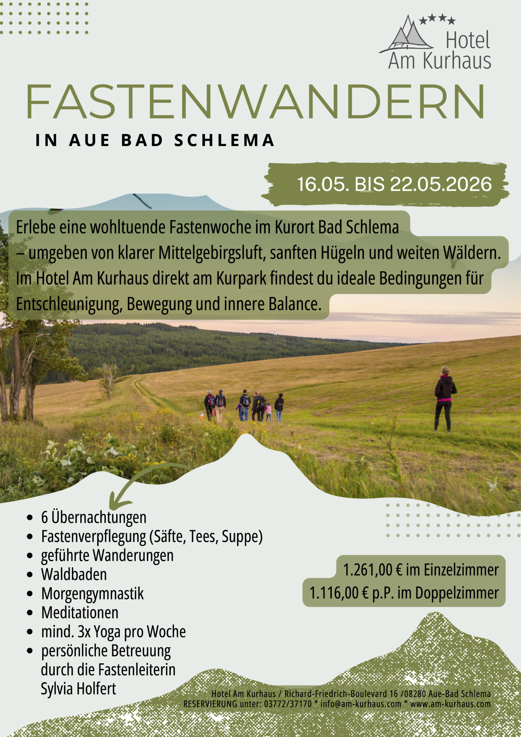 Fastenwanderung 2026 Plakat